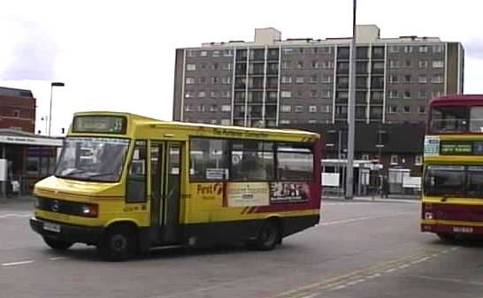 First Pennine Mercedes 709 / Plaxton Beaver