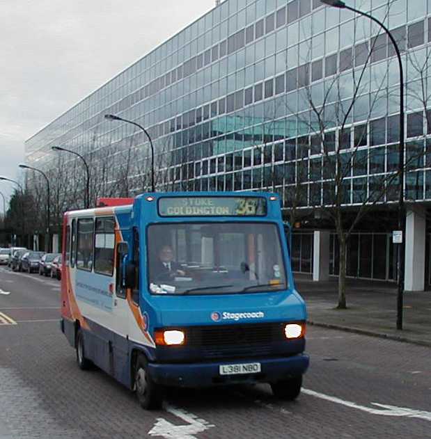 Stagecoach United Counties Mercedes 709D Alexander Sprint 381