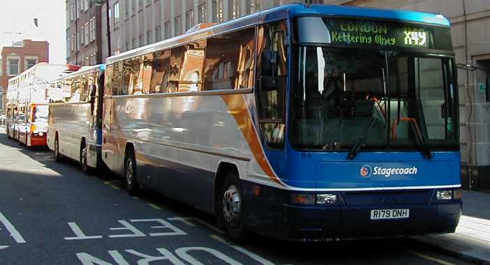 United Counties Volvo B10M Plaxton Premier Interurban 179