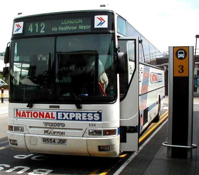 Stagecoach Cheltenham & Gloucester NATIONAL Volvo B10M Plaxton Expressliner 554