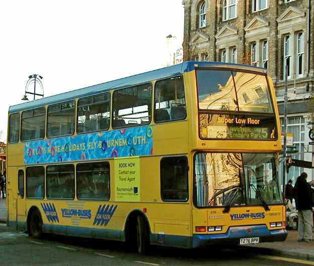 Bournemouth Yellow Buses Dennis Trident East Lancs Lolyne 276