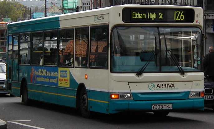 Arriva Kent Thameside Dennis Dart SLF Plaxton Pointer 2 3303