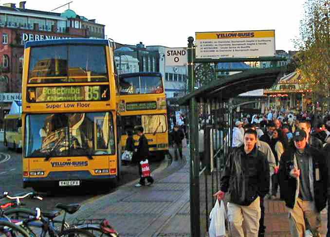 Bournemouth Yellow Buses East Lancs Volvo B7TL 412