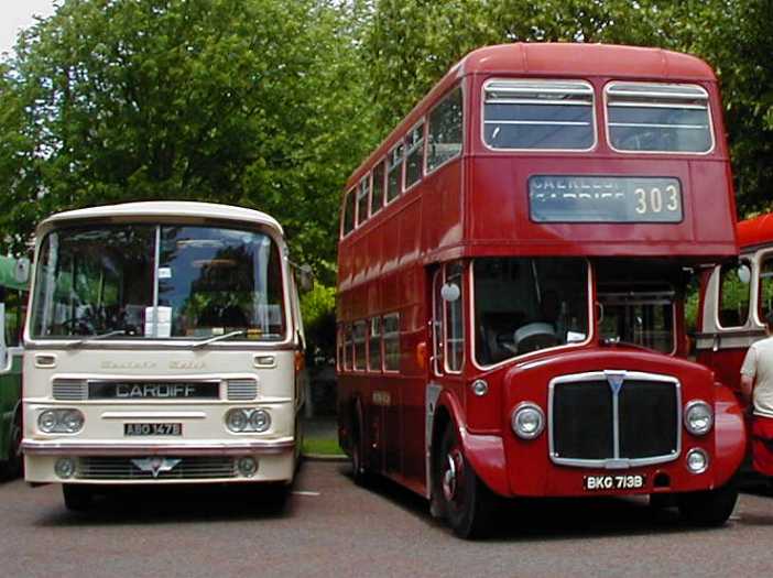 Western Welsh AEC Reliance Harrington 147 & AEC Renown Northern Counties 713