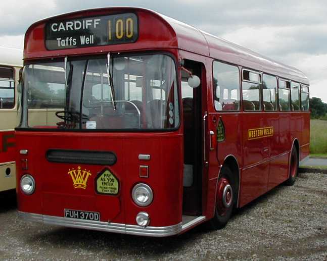 Western Welsh Leyland Tiger Cub Park Royal 1370