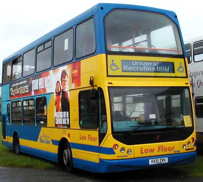 Solent Blue Line Volvo B7TL East Lancs Vyking 757