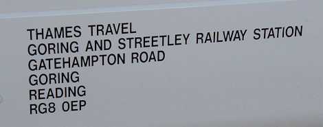 Thames Travel address