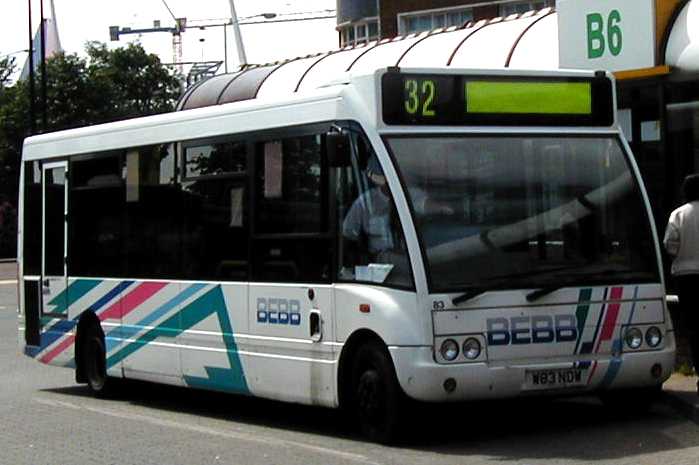 Bebbs Optare Solo W83NDW