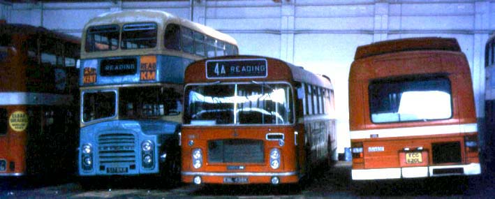 Alder Valley Leyland National 120, Bristol RELL6L 479 & Maidstone Corporation PD2A 17