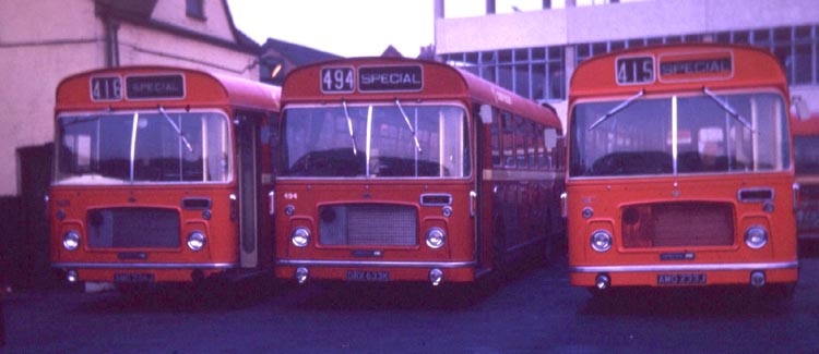 Alder Valley Bristol RELL6G ECW 416, 415 & 494