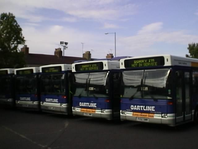 Thaesdown Dennis Dart SLF Plaxton Pointer Dartline