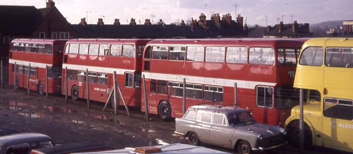 Newly delivered trio of Alder Valley Bristol VRTSL3