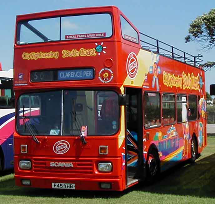 City Sightseeing Newport Scania N113DRB Alexander 45