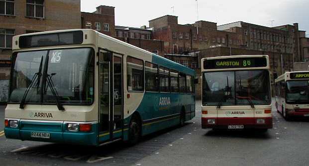 Arriva Merseyside Bee Line Scania L113CRL Northern Counties & Volvo B10B Alexander Strider