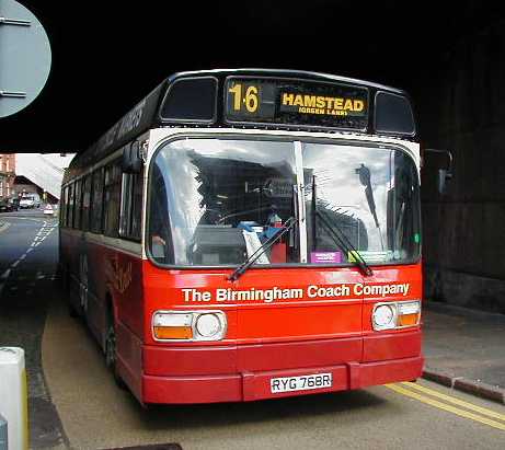 Birmingham Coach Company Leyland National RYG768R