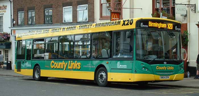 Stratford Blue TransBus Enviro300 401