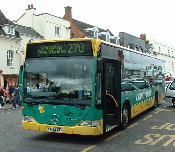 Johnsons Coach Travel Mercedes Citaro X432KON