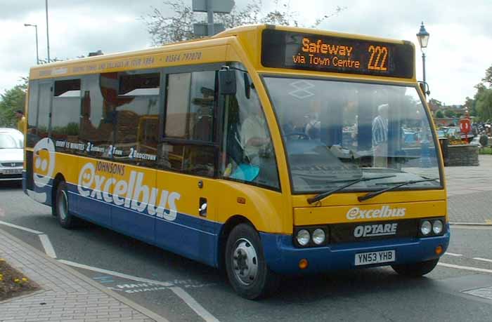 Johnsons Coach Travel Optare Solo YN53YHB