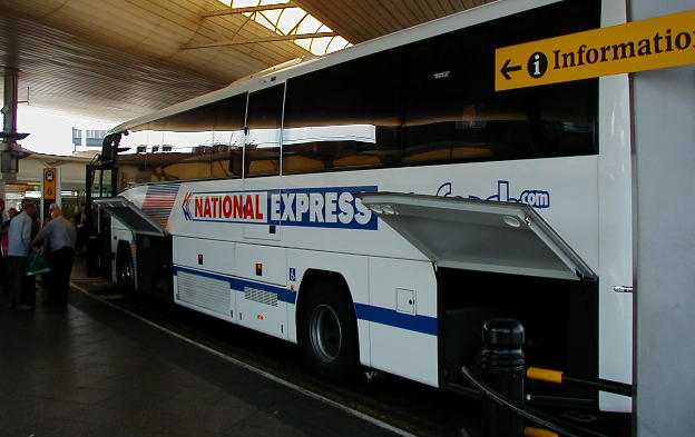 First Bristol National Express 12.8m Volvo B12M Plaxton Paragon