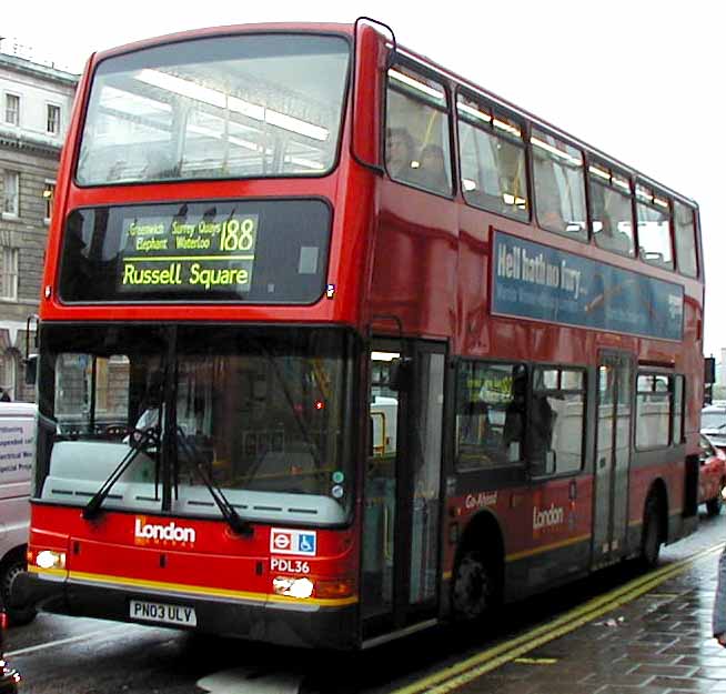 London General Dennis Trident PDL36