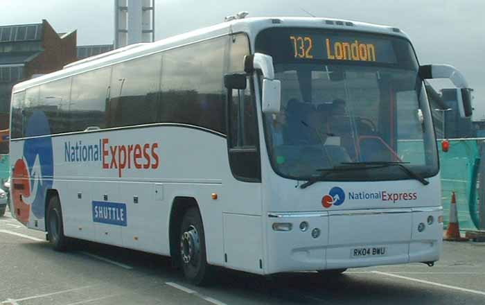 Burtons National Express Volvo B12B Plaxton Panther RK04BWU