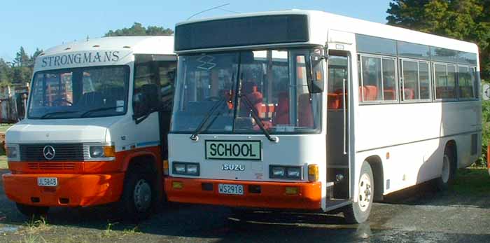 Strongmans Isuzu WS2918 & Mercedes LO812 UL5048 midicoaches