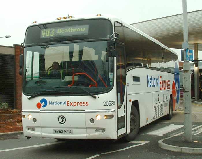 National Express First Bristol Volvo B12M Plaxton Paragon 20525