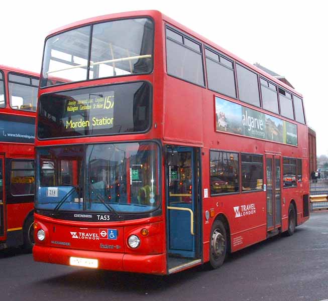 Travel London Dennis Trident Alexander ALX400 TA53