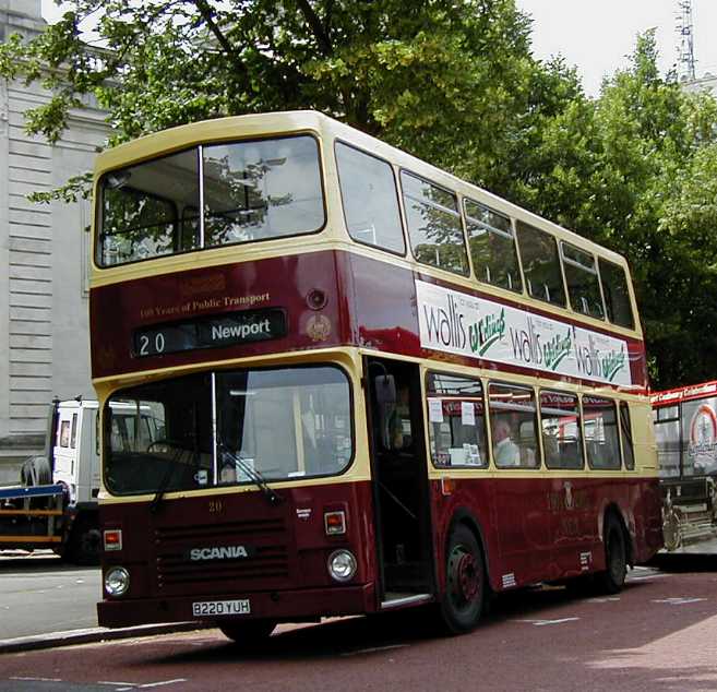 Newport Transport Scania N112DH Alexander 20