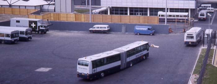 British Airways Van Hool bendibus