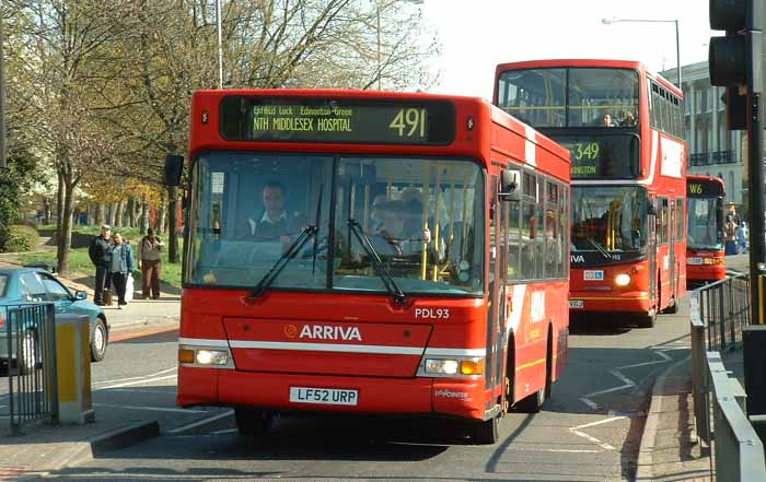 Arriva London Dennis Dart Plaxton Pointer MPD PDL93