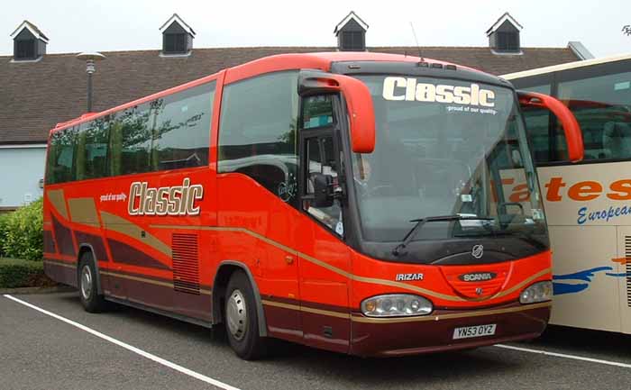 Classic Coaches Scania K114IB Irizar Century YN53OYZ