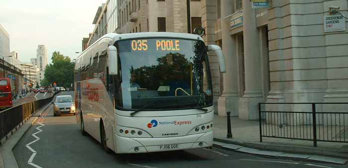 Bournemouth Yellow Coaches National Express Volvo B12B Caetano Enigma 319