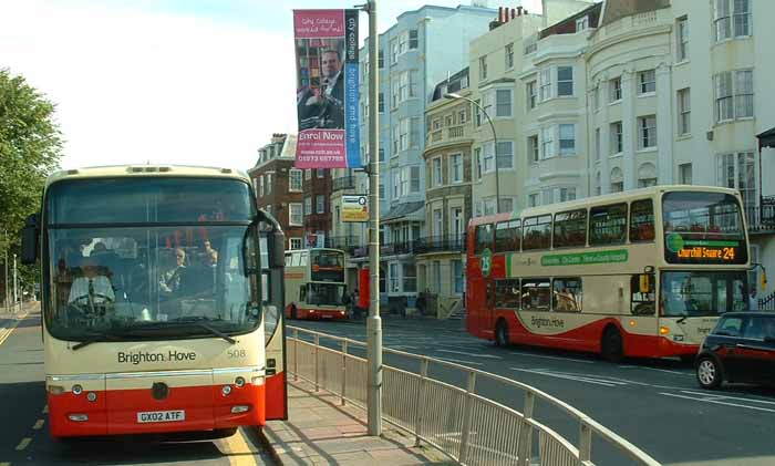 Brighton & Hove Volvo B12M Plaxton Paragon 504