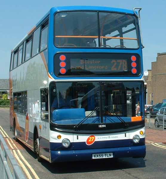 Stagecoach Oxford Dennis Trident Alexander ALX400 18394