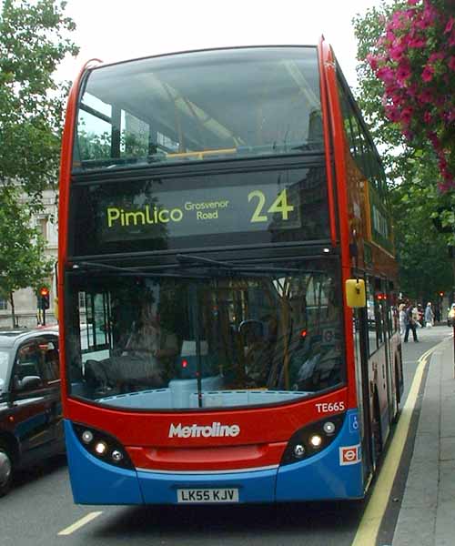 Metroline Alexander Dennis Enviro400 TE665