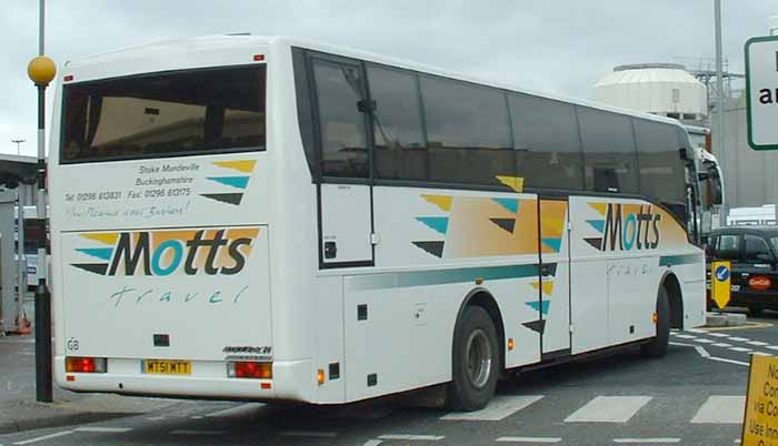 Motts Travel Volvo B10M Jonckheere Mistral MT51MTT