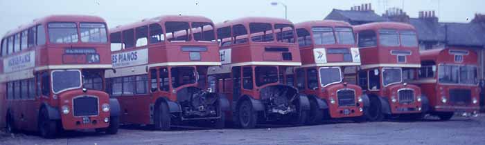 Alder Valley Bristol Lodekka ECW 652 & 529