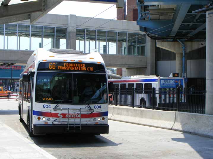 SEPTA New Flyer trolleybus 804