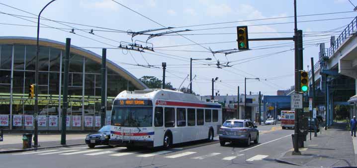 SEPTA New Flyer trolleybus 819