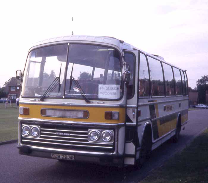 Motts Leyland Leopard Plaxton Supreme SUR283R