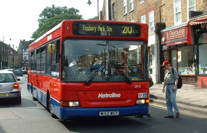 Metroline Dennis Dart Plaxton Pointer W112WGT