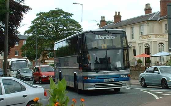 Worths Motor Services Volvo B10M Jonckheere WJI2323 at Stratford on Avon