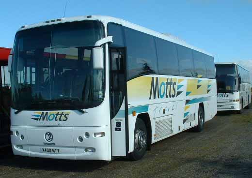 Motts Travel Volvo B10M Plaxon X400MTT