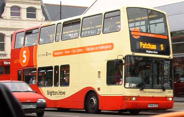 Brighton & Hove Plaxton President bodied Dennis Trident 846