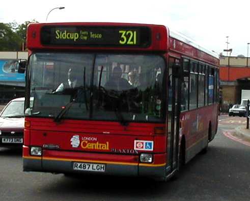 London Central Dennis Dart SLF Plaxton Pointer LDP87