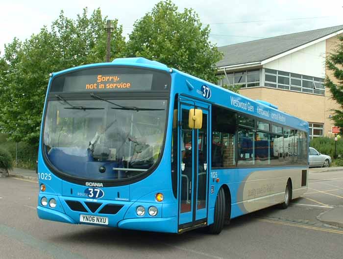 Reading Buses Scania L94UB Wright Solar 1025