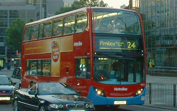 Metroline Alexander Dennis Enviro400 TE677