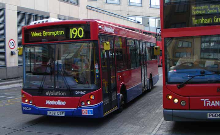 Metroline Alexander Dennis Enviro200 MCV Evolution DM967