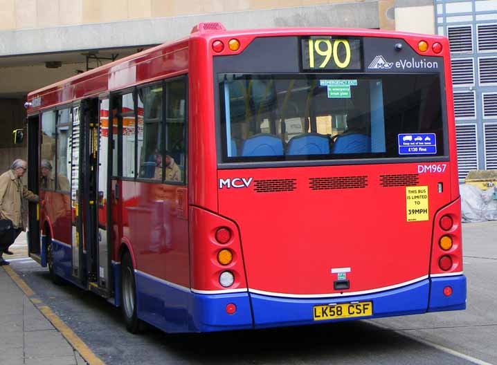 Metroline Alexander Dennis Enviro200 MCV Evolution DM967